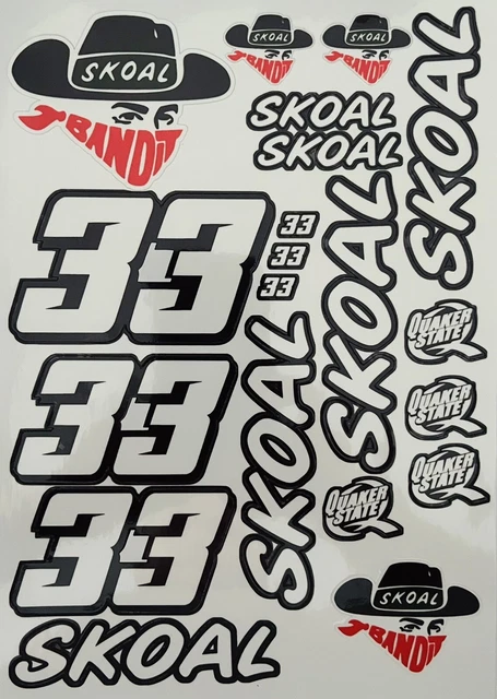 1/10 Scale R/C Racing Vinyl Decal/Sticker Sheet W/ Sponsor Stickers 1/10 Scale R/C Racing Vinyl Decal/Sticker Sheet W/ Sponsor Stickers