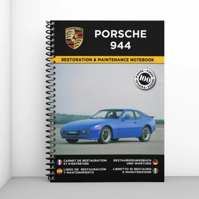 Porsche 944 : Restoration & Maintenance Notebook : Free Shipping