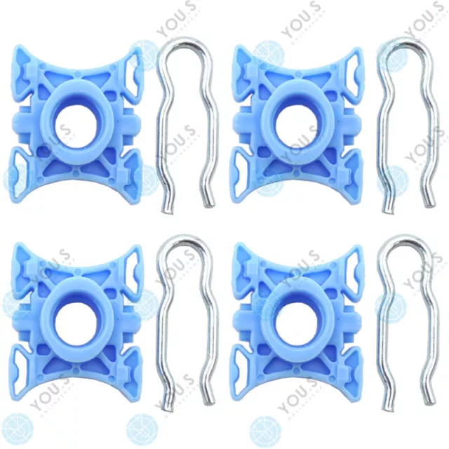 4 x YOU.S Fensterheber Gleitbacke L + R für Volvo S60 S80 V70 XC70 XC90 740 760