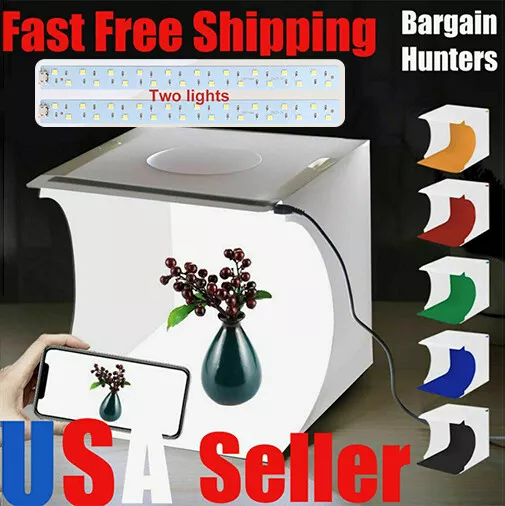 New Light Room Photo Studio Photography Lighting Tent Kit Backdrop Cube Mini Box