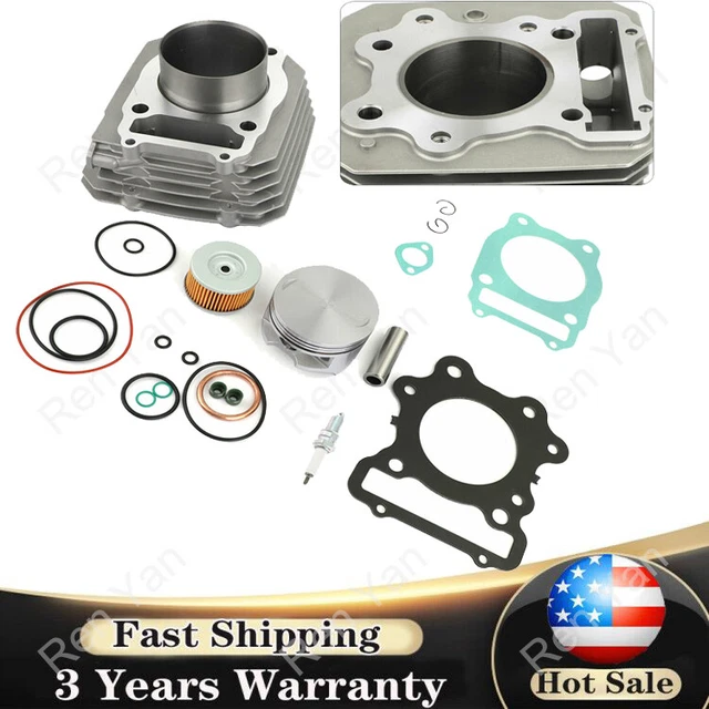 For 88-00 Honda FourTrax300 TRX300FW 4x4 Full Top End Gasket Cylinder Piston Kit