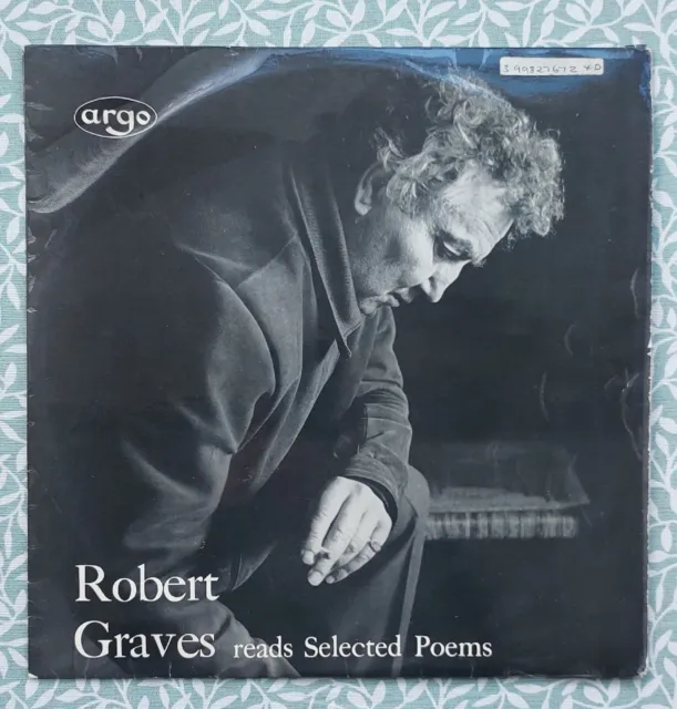 VINYL  - ROBERT GRAVES Reads Selected Poems UK 1960 1st ARGO RG 191 Poetry LP