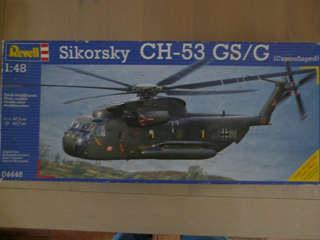 Maquette REVELL 1/48 Hélico Sikorsky CH-53 GS/G Camo - Neuf, Kit Groupé !