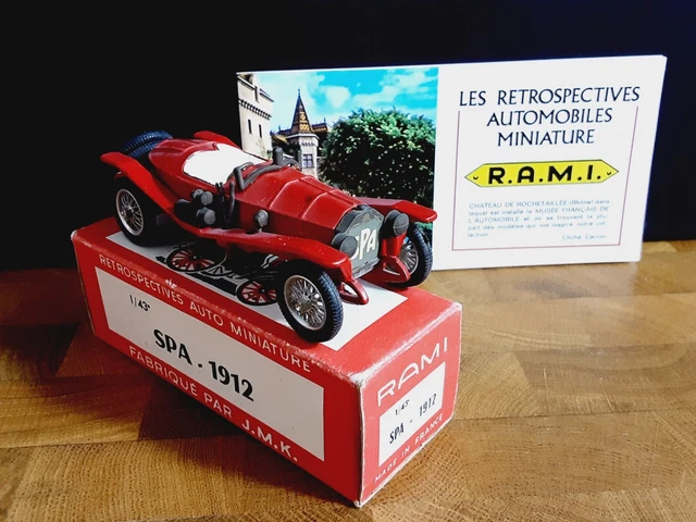 RAMI DIECAST MODEL CAR BY J.M.K., DELAHAYE 1904, ORIGINAL BOX, FRANCE (#A