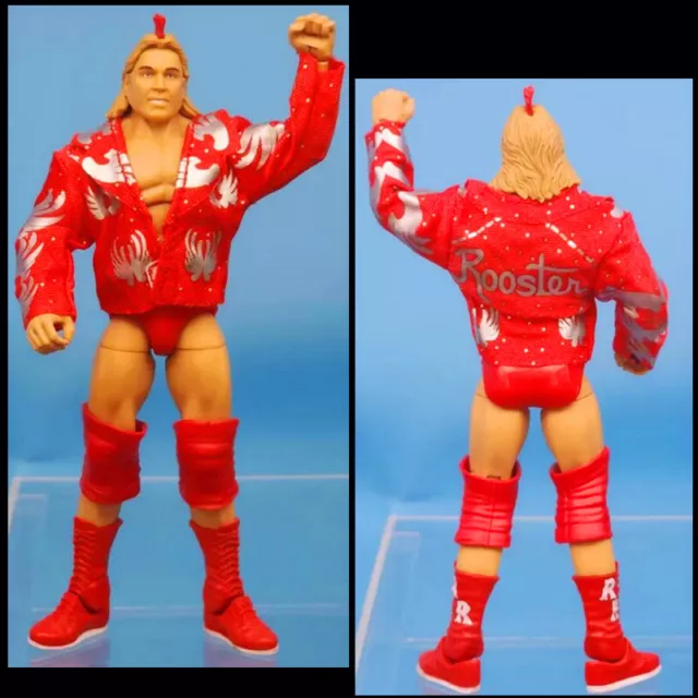 WWE RED ROOSTER Elite Wrestling Action Figure Toy AEW WWF