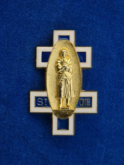 Broche émaillée Insigne Croix De Lorraine Jeanne D'Arc - Numérotée 771/29 - Occasion Vintage