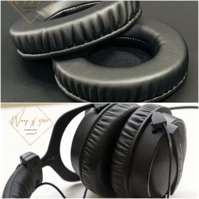 Soft Leather Ear Pads Foam Cushion For Beyerdynamic DT 770 DT 770 Pro Headphone