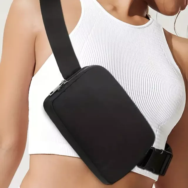 Men Women Fanny Pack Belt waist Bag Cross body Sling Shoulder Travel Sport Pouch