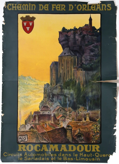 MORENO. Touraine, Chemin de Fer d'Orléans, 1902. Halloween HJB