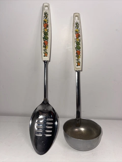 Vintage 1970’s Ekco Kitchen Utensils Retro Kitchenalia Ladle Spoon Made In USA