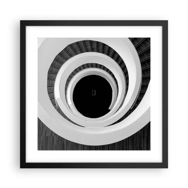 Affiche Poster 40x40cm Tableaux Image Photo Pi?ce Moderne Escalier Wall Art