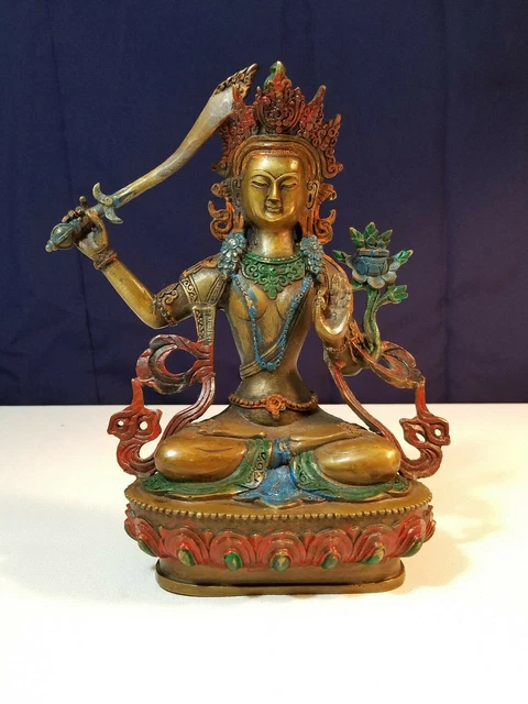 A Chinese Antique Bronze Bodhisattva Statue