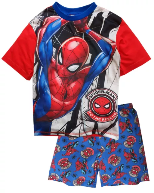 Avengers Pyjama Garçons Spiderman Spidey Enfants Manches Longues Âge 3-14