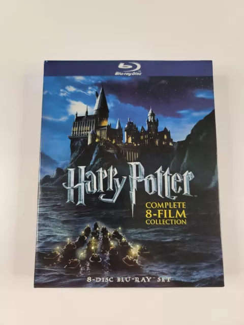 Harry Potter: Complete 8-Film Collection (Blu-ray 8-Disc 2011) VG *Read Descrip⤵