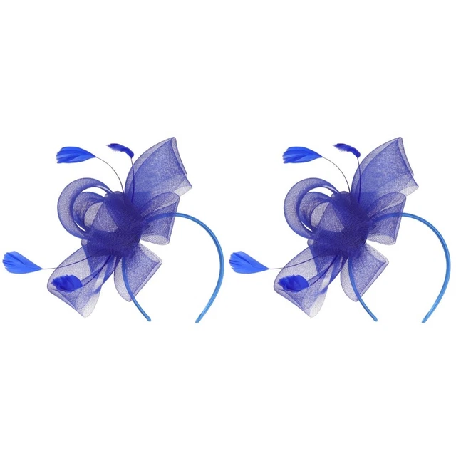 2x Tea Party Fascinator Donna Fascinator Cappello Accessorio Capelli