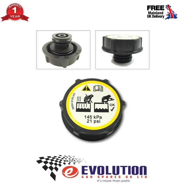RADIATOR CAP FITS Ford Focus C Max Fiesta B Max Mondeo Mazda Volvo