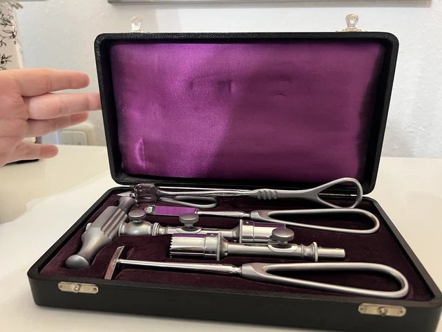 Antik! Trepanationsbesteck. Chirurgisches Besteck, Instrumente. Medizin, Arzt 9