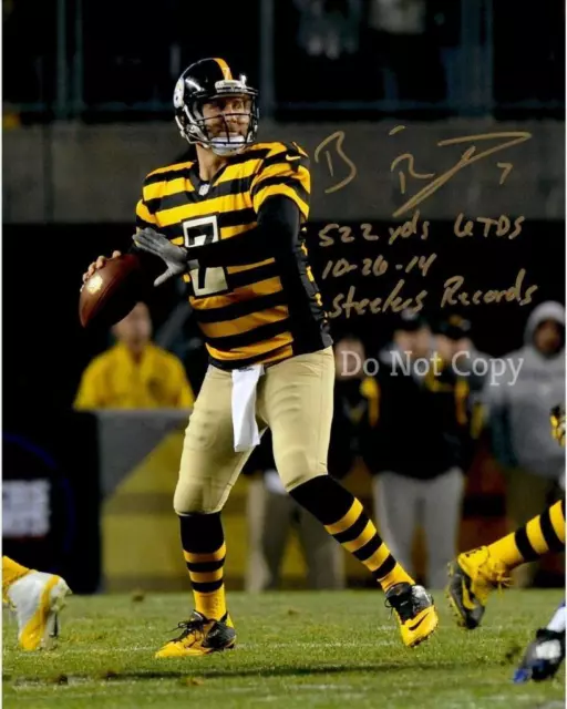 Ben Roethlisberger Signed Photo 8X10 Rp Autographed Picture Pittsburgh Steelers