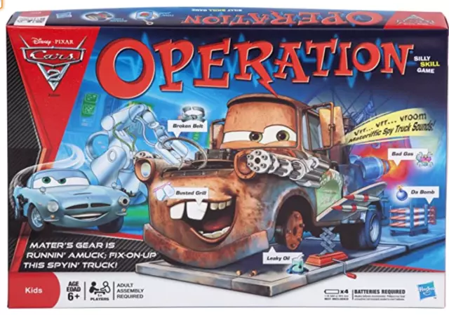 DISNEY PIXAR CARS 2 Edition Operation From 6 Yrs Sealed 10.00