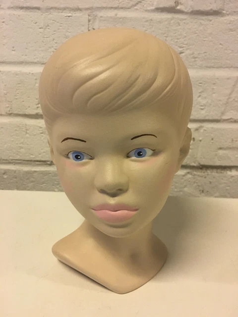 Vintage Holland Moule Paire De Céramique Bustes De Jeune Garçon & Fille/ Femme 3