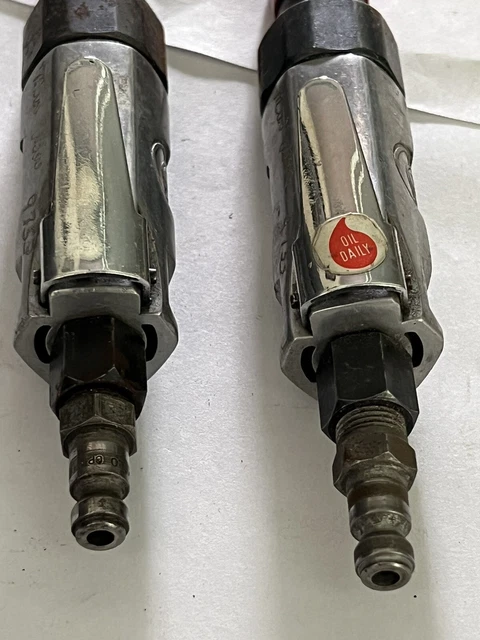 Sunex SX106A 1/4” Drive Air Ratchet Lot Of 2 Used Untested For Repair Parts 5