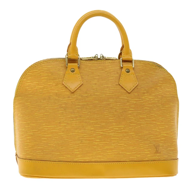 LOUIS VUITTON Epi Alma Hand Bag Tassili Yellow M52149 LV Auth 39805 LOUIS VUITTON Epi Alma Hand Bag Tassili Yellow M52149 LV Auth 39805