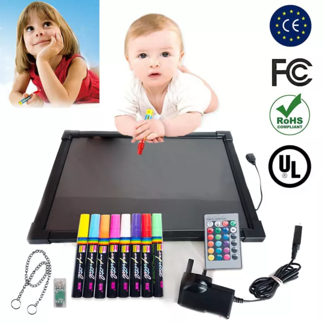 LED light up Drawing board Sensory Toy for Kids writing Special Need Autism ASD