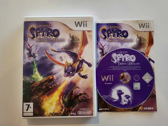 La légende de SPYRO Naissance d'un dragon  nintendo wii complet (FRA