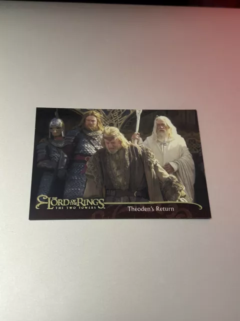 2002 Topps The Lord of Rings Two Towers #37 Théoden's Return