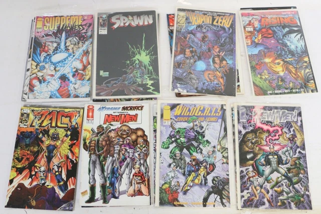 Lot of 20 Image Comic Books - New Men, Cyber Force, Spawn, Weapon Zero
