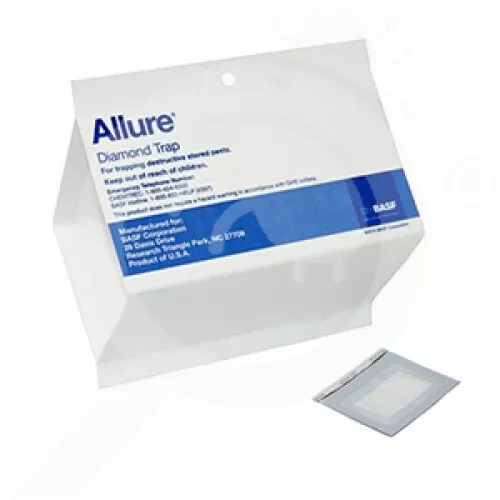 4 Allure Moth Traps, Diamond Shaped Pantry Pest Moth Control Pheromones Traps