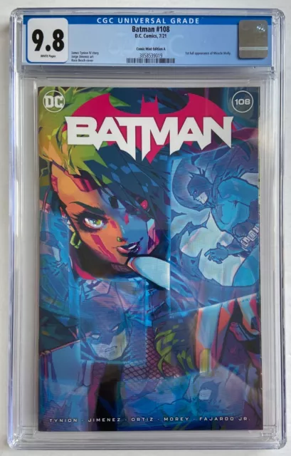BATMAN #108 CGC 9.8 Rose Besch COMIC MINT VARIANT 1st Miracle Molly DC 2021