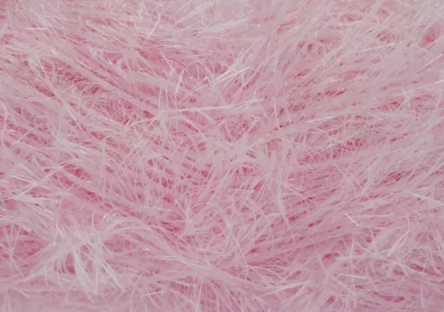 King Cole Tinsel Chunky Pink Sparkly Festive Glitter Yarn 50g - 1993 Pale Pink