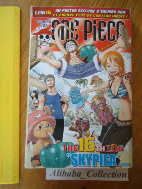 MANGA  ONE PIECE LOG 16  grand format Eiichiro Oda Collection Hachette VF livre