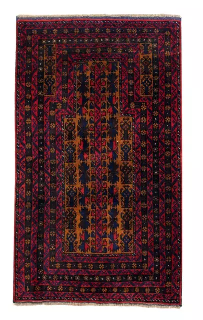 Teppich Belutsch Handgeknüpft Perserteppich Orientteppich Carpet Rug 130x85cm