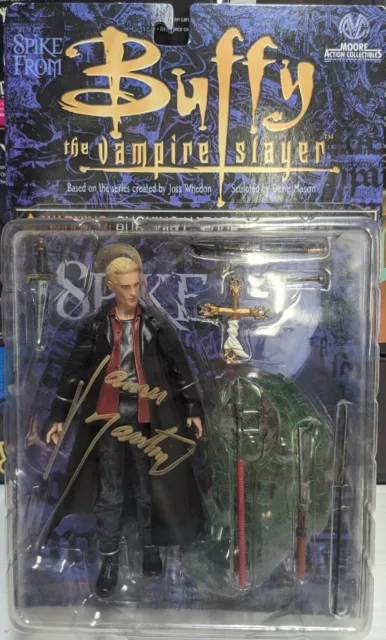 Buffy the Vampire Slayer- Spike Figure- Signed by James Marsters- Includes COA