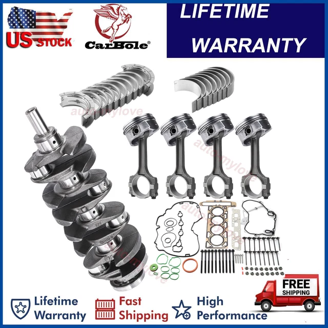 2.4L ENGINE REBUILD Overhaul Kit Crankshaft /Conrod /Bearing Kit For