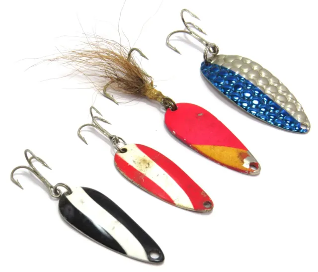 MIXED LOT OF 3 Old Stock Small Spoon Jig Fishing Lures, Unbranded $6.92 -  PicClick