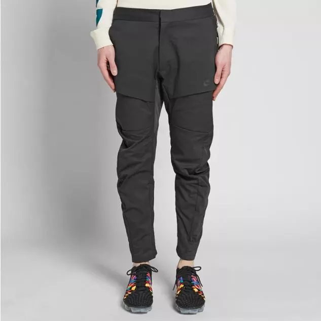 NIKE TECH BONDED WOVEN THE ONE PANT 727344 010 BLACK Anthracite