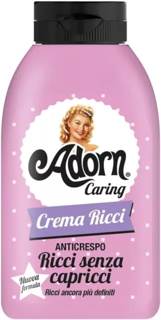 2x- ADORN CARING CREMA RICCI ANTICRESPO RICCI SENZA CAPRICCI