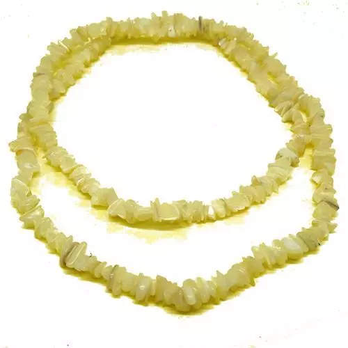 Coralli di Sardegna Collana Madreperla Naturale Chips 6-8 mm 80cm Senza Chiusura