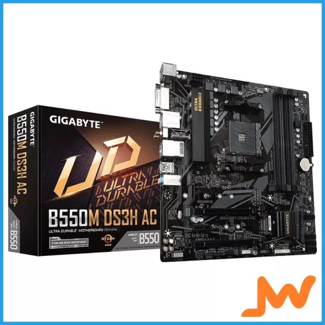 Gigabyte B550M DS3H AC AM4 Micro-ATX Motherboard