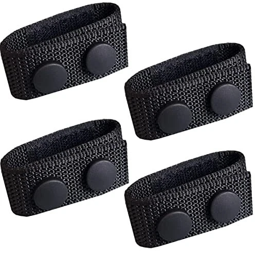 4 Pcs Belt Keepers Nylon Duty Belt Keepers Security Tactical Belt Kee...