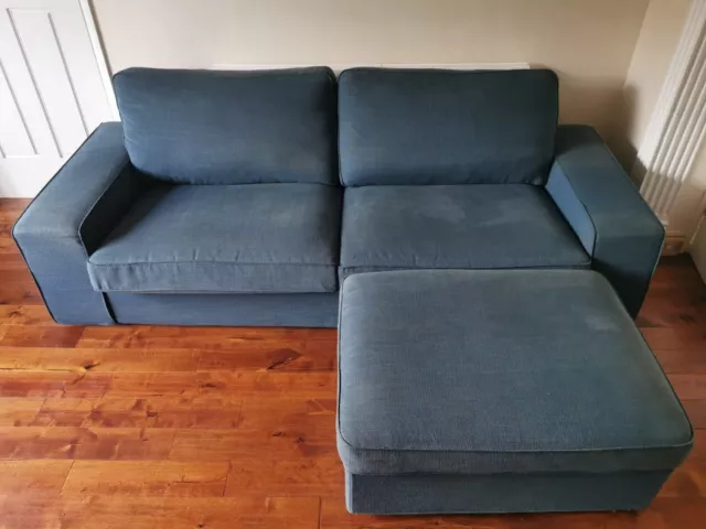 THREE SEATER IKEA KIVIK sofa foot stool 250.00 PicClick UK