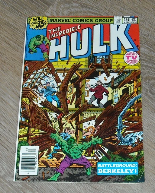 INCREDIBLE HULK # 234 MARVEL COMICS April 1979 NEWSSTAND VARIANT QUASAR 1st APP