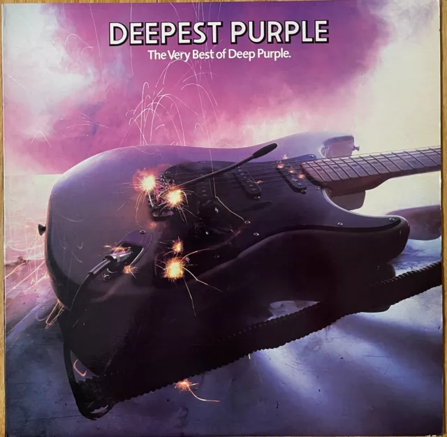 DEEP PURPLE Deepest Purple The Very Best of Deep Purple 1980 OZ HARVEST EX/EX