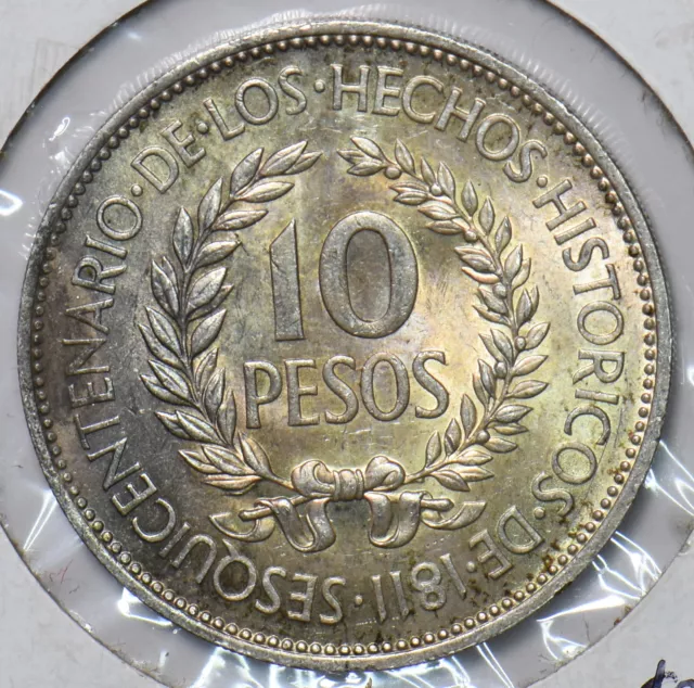 Uruguay 1961 10 Pesos 490804 combine shipping