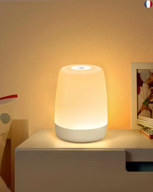 Veilleuse Enfant Rechargeable Diboniur - LED 7 Couleurs Tactile En Silicone Doux (Faon)