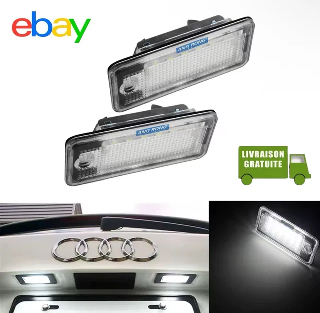 Lot De 2 Ampoules LED T10 W5W Canbus - Blanc 6000K - Pour Feux De Position/veilleuse Audi A3 8P - 12V, 8W - Neuf