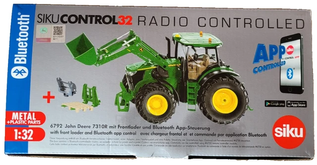 Siku Control 6735 In 1:32, John Deere 7290R Mit Doppelreifen Und App Steuerung Neu In Ovp